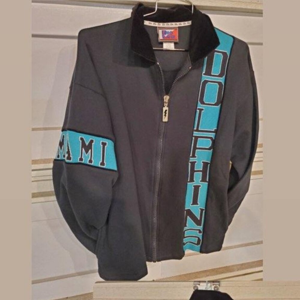 Miami Dolphins Vintage Zip Up Jacket
